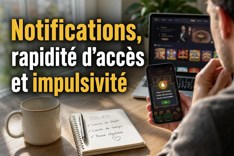 Notifications, rapidité d’accès et impulsivité