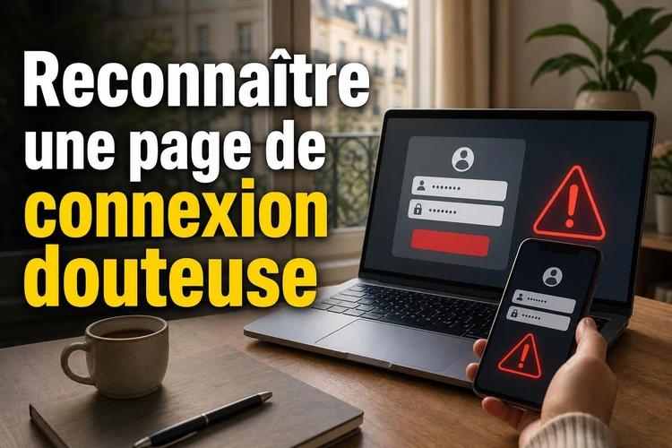 Reconnaître une page de connexion douteuse